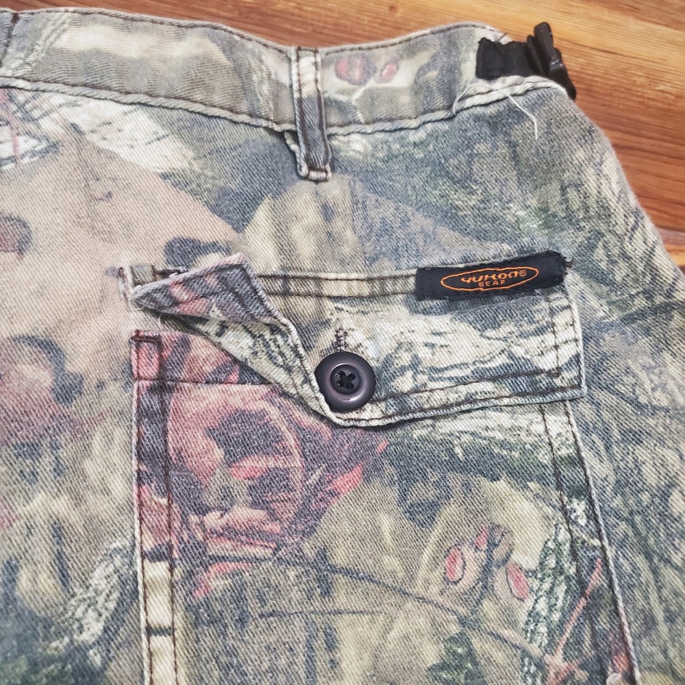 Yukon Gear Mens Break-Up Camo Cargo Hunting Pants Adjustable Waist XL 40x30 - Picture 8 of 11